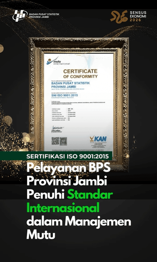 BPS Jambi Province Services Meet International Standards in Quality Management