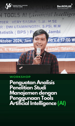 Workshop Penguatan Analisis Penelitian Studi Manajemen dengan Tools Artificial Intelligence (AI)