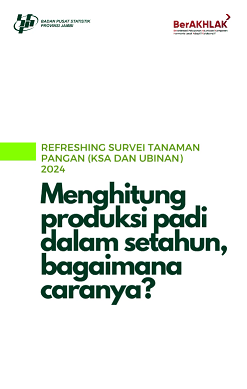 Produksi padi pada 2023 diperkirakan sebesar 274,56 ribu ton GKG