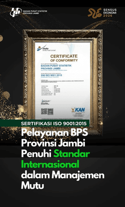 BPS Jambi Province Services Meet International Standards in Quality Management