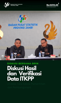 Diskusi Bersama BRIN [Diskusi Hasil dan Verifikasi Data ITKPP]