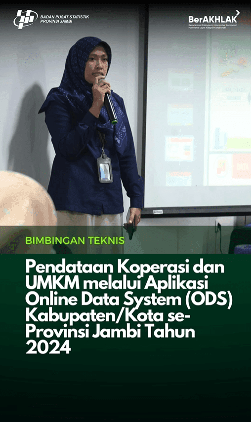 Bimbingan Teknis Pendataan Koperasi dan UMKM melalui Aplikasi ODS Kab/Kota se-Provinsi Jambi