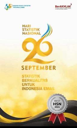 Selamat Hari Statistik Nasional Tahun 2024 Statistik Berkualitas untuk Indonesia Emas