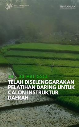 Pelatihan Calon Instruktur Daerah SEP2024