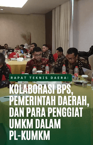 Kolaborasi BPS, Pemerintah Daerah, dan Penggiat UMK